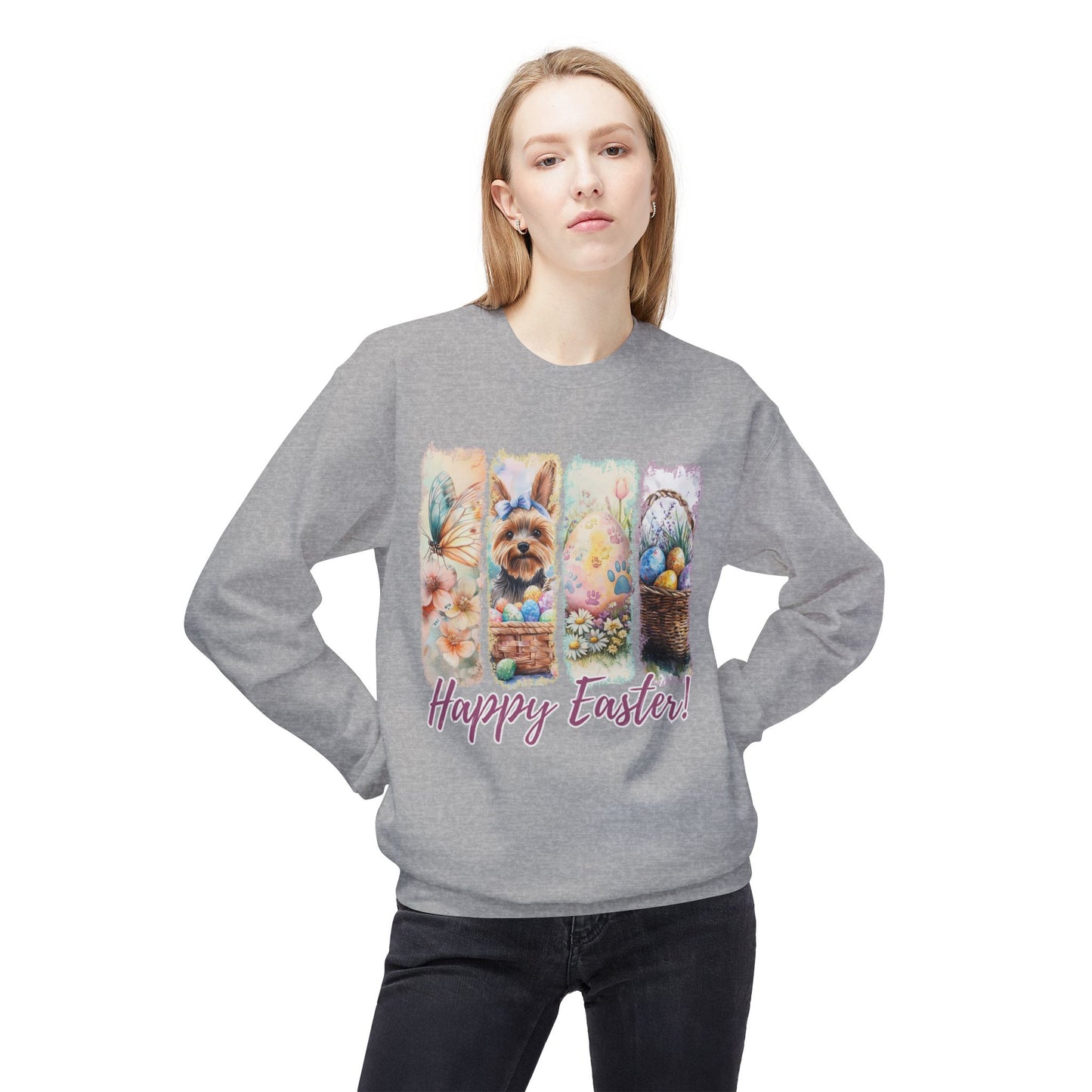 Yorkshire Terrier Easter Sweatshirt