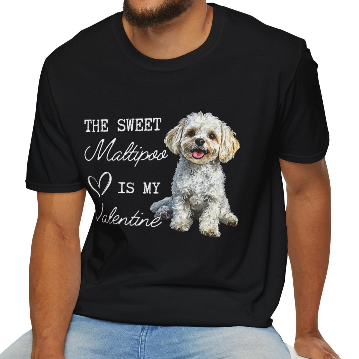 Maltipoo - My Sweet Maltipoo is My Valentine - T-shirt