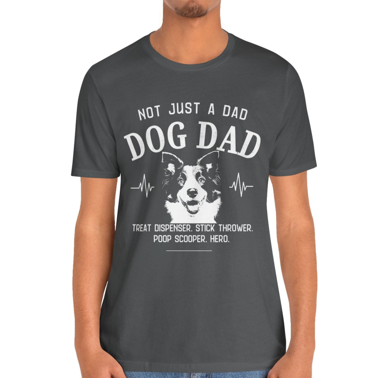 Border Collie Dog Dad T-shirt