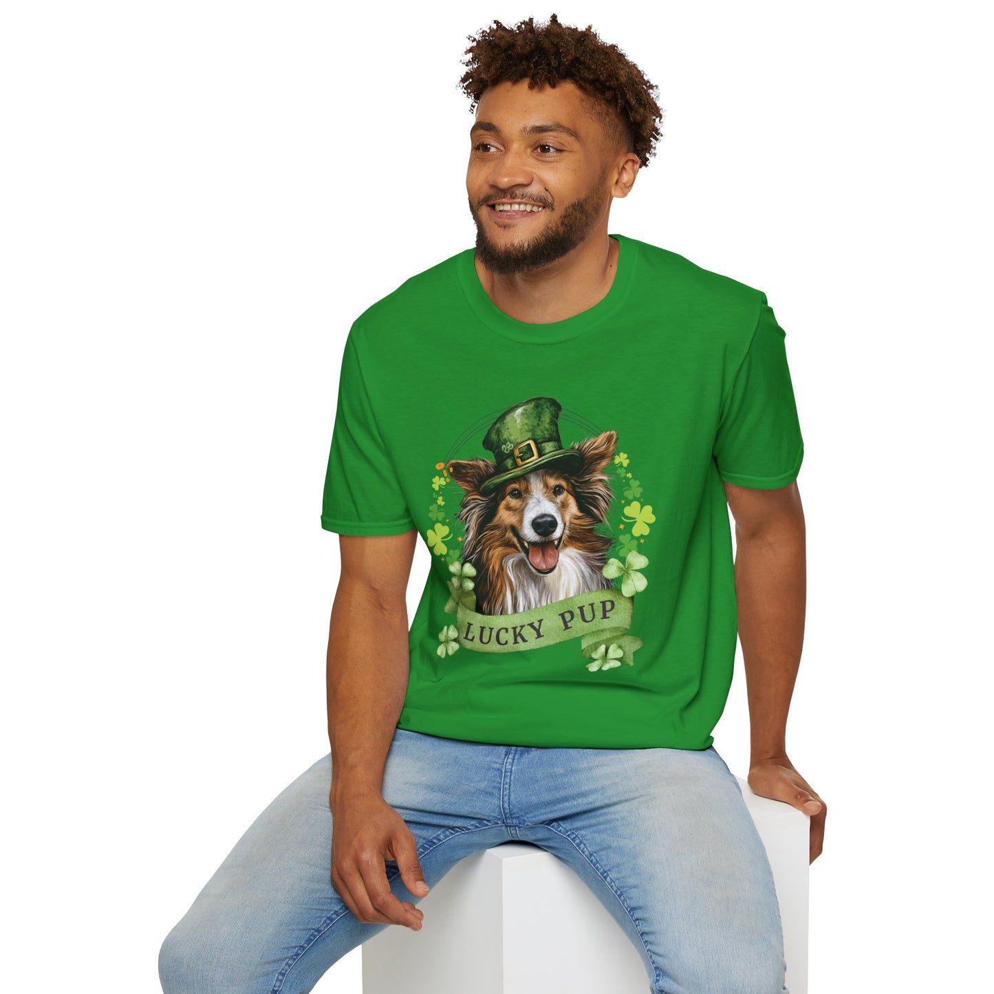 Shetland Sheepdog - Sheltie - St. Patrick’s Day Dog Lover T-Shirt