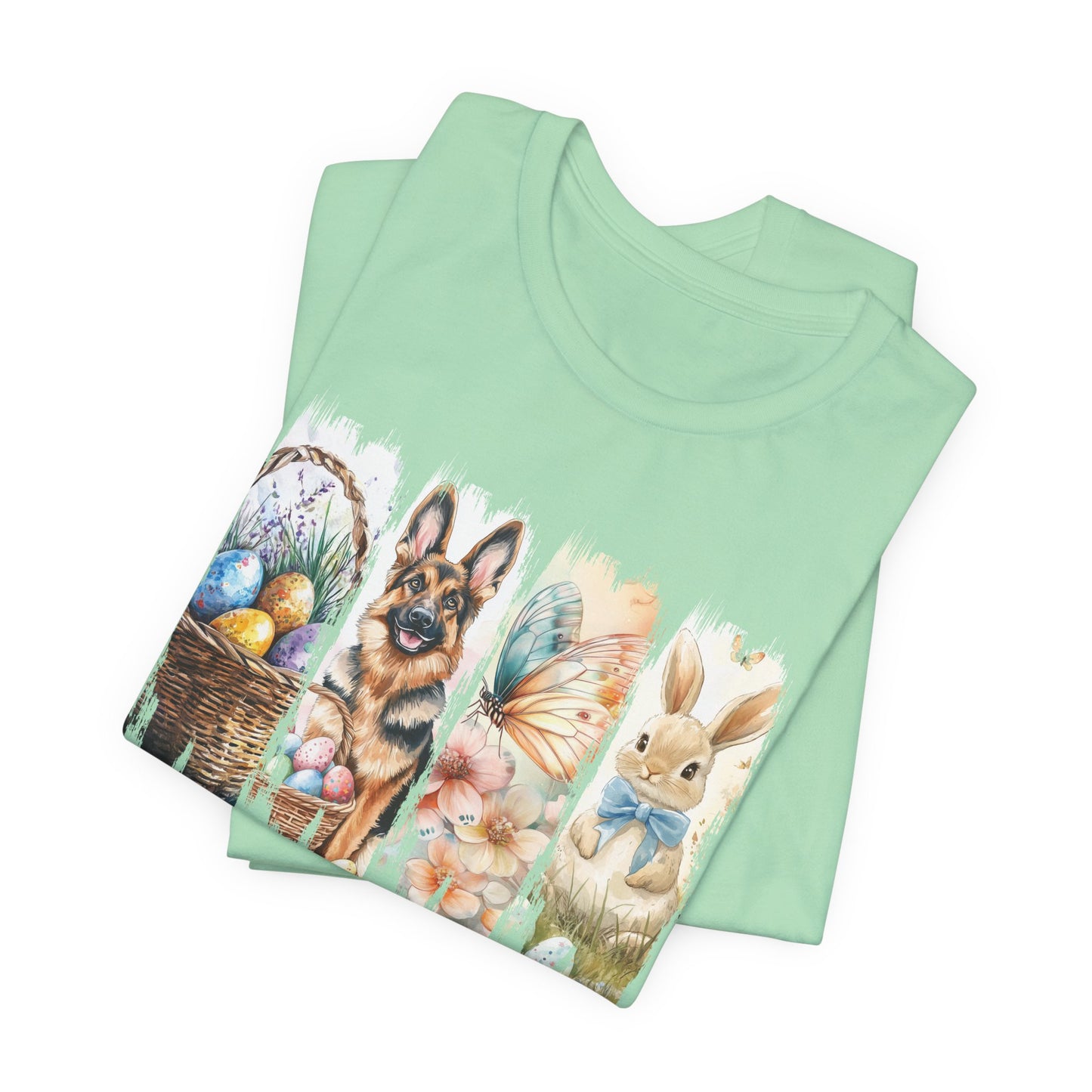 German Shepherd Easter T-Shirt – "Some Bunny Loves Me"