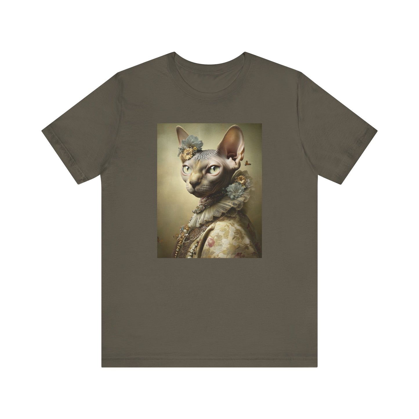 Royal Sphynx Cat Tee - Customizable Aristocrat Cat Shirt