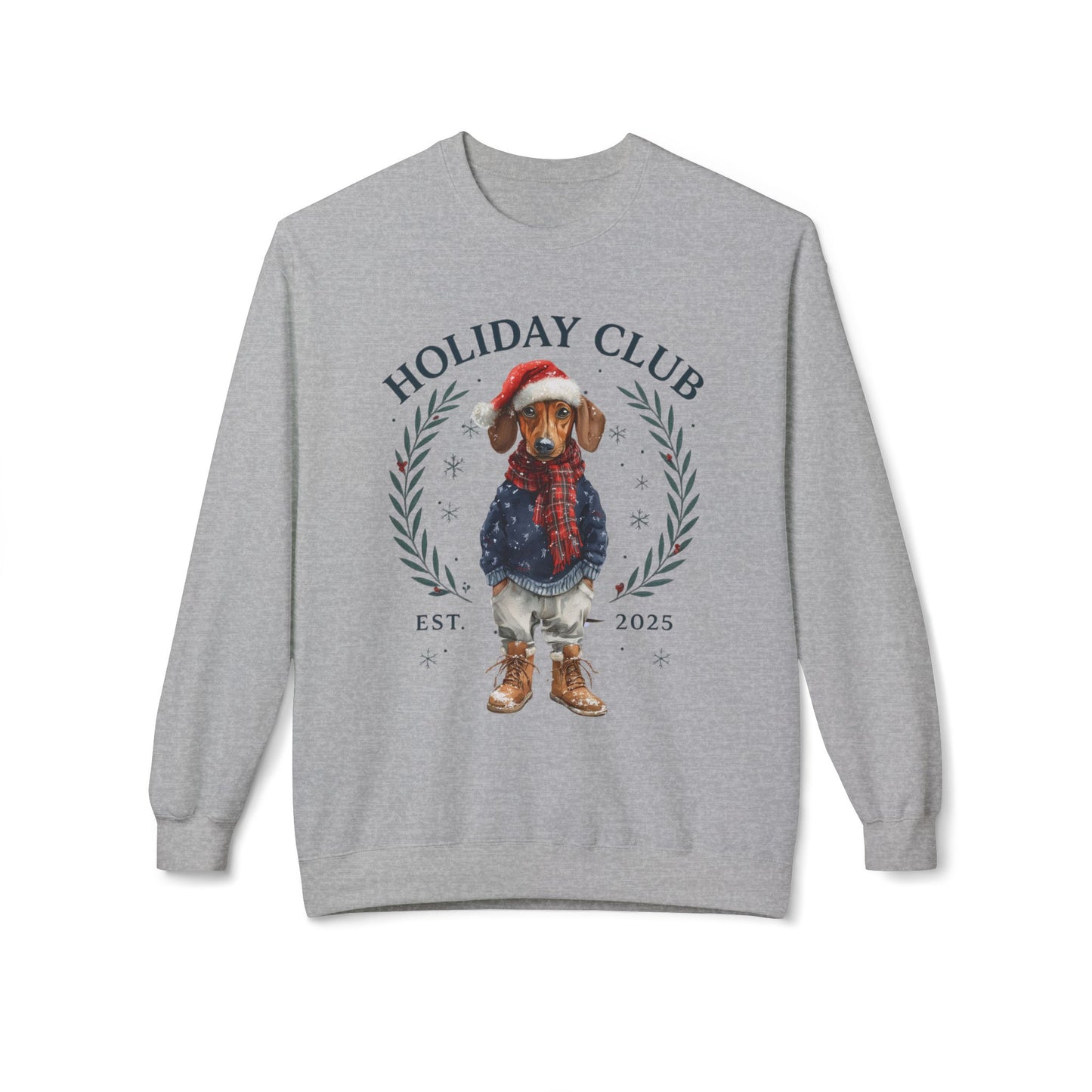 Dachshund Holiday Club Christmas Sweater