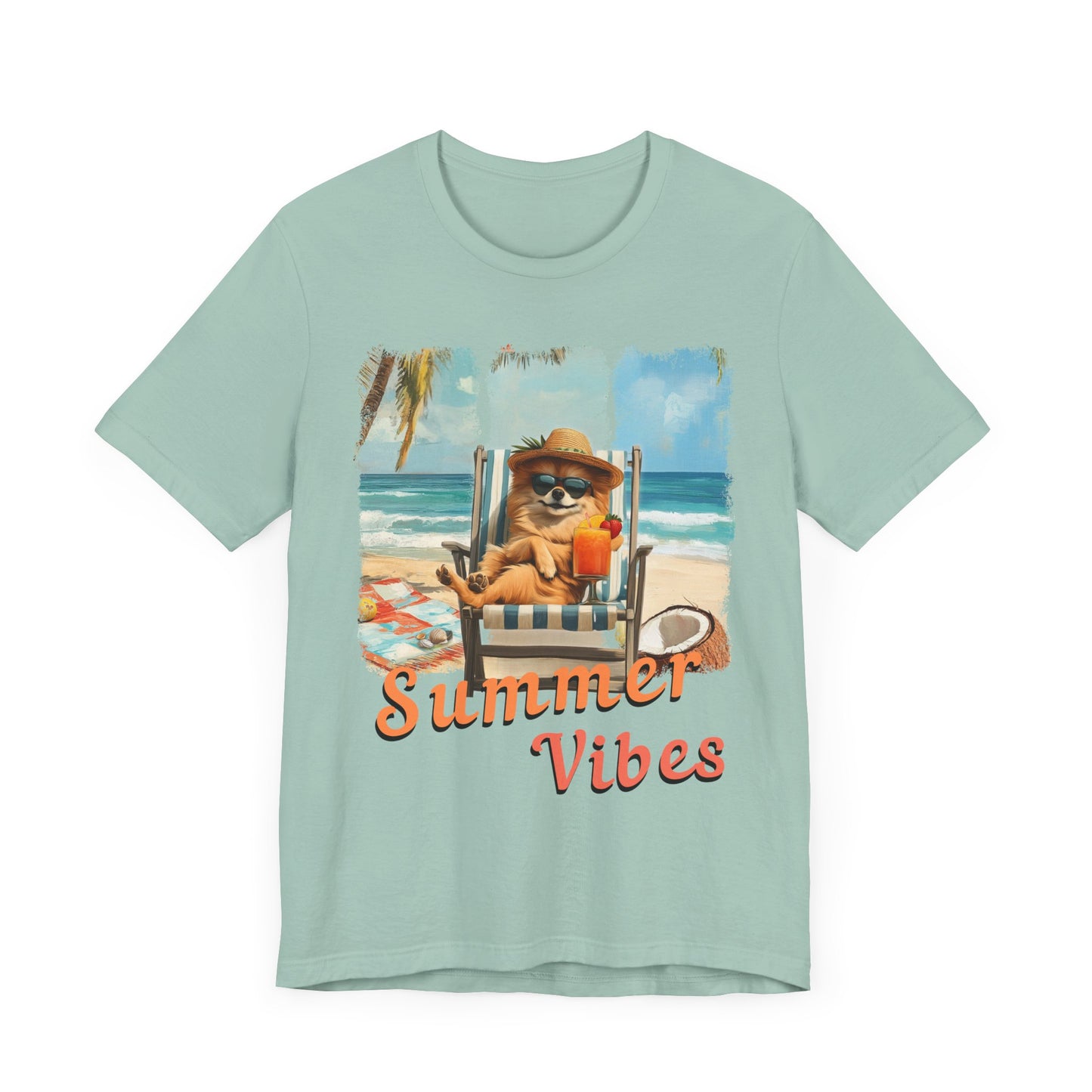 Summer Vibes – Chill Mode Pomeranian T-Shirt