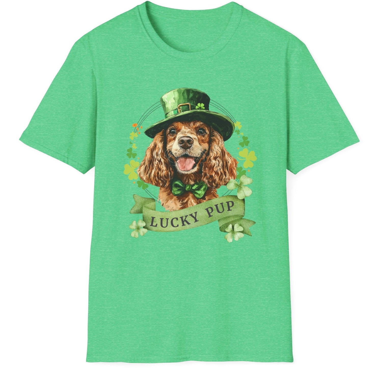cocker spaniel st. patrick's day t-shirt