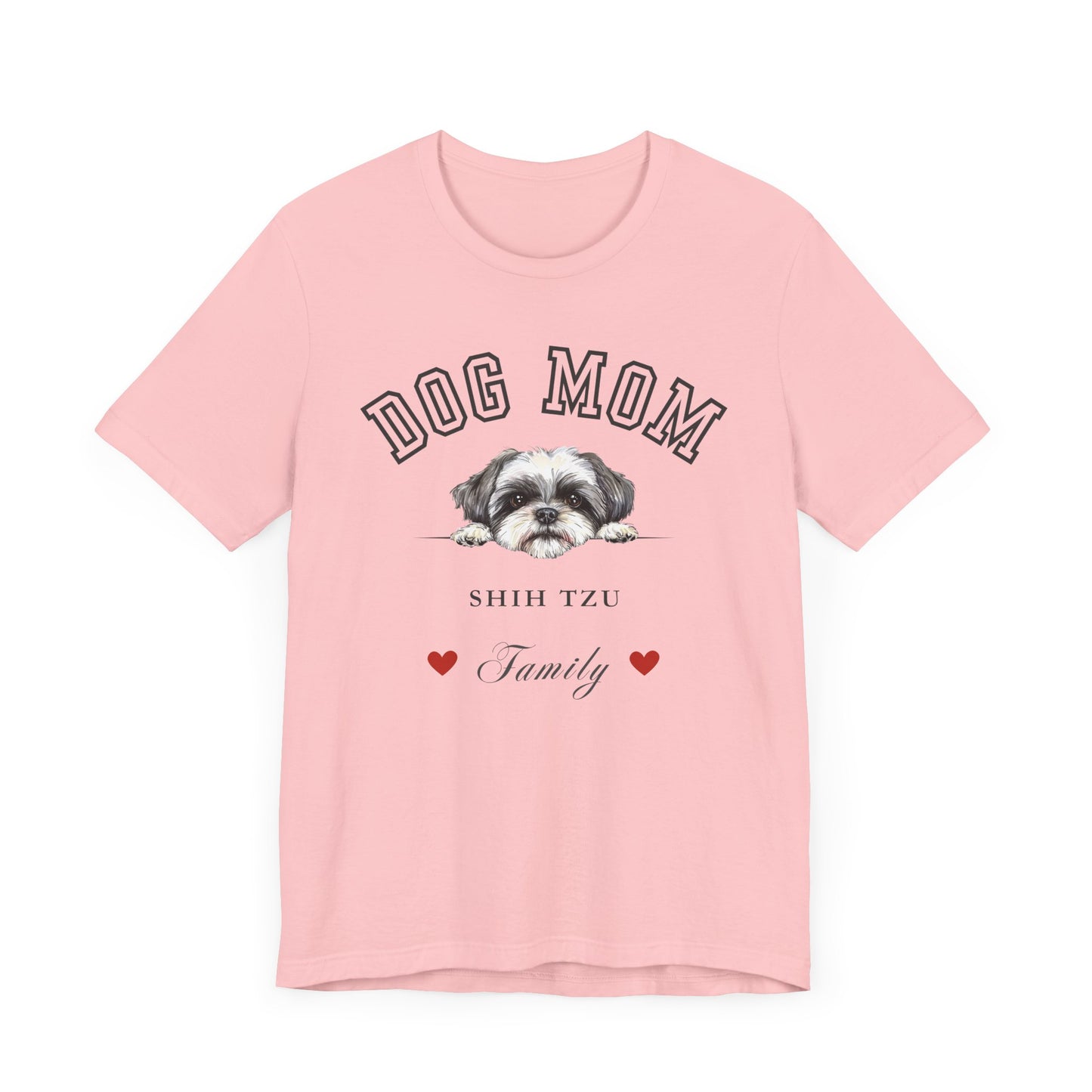 Shih Tzu Mom Family T-Shirt - Mother’s Day Gift for Dog Lovers
