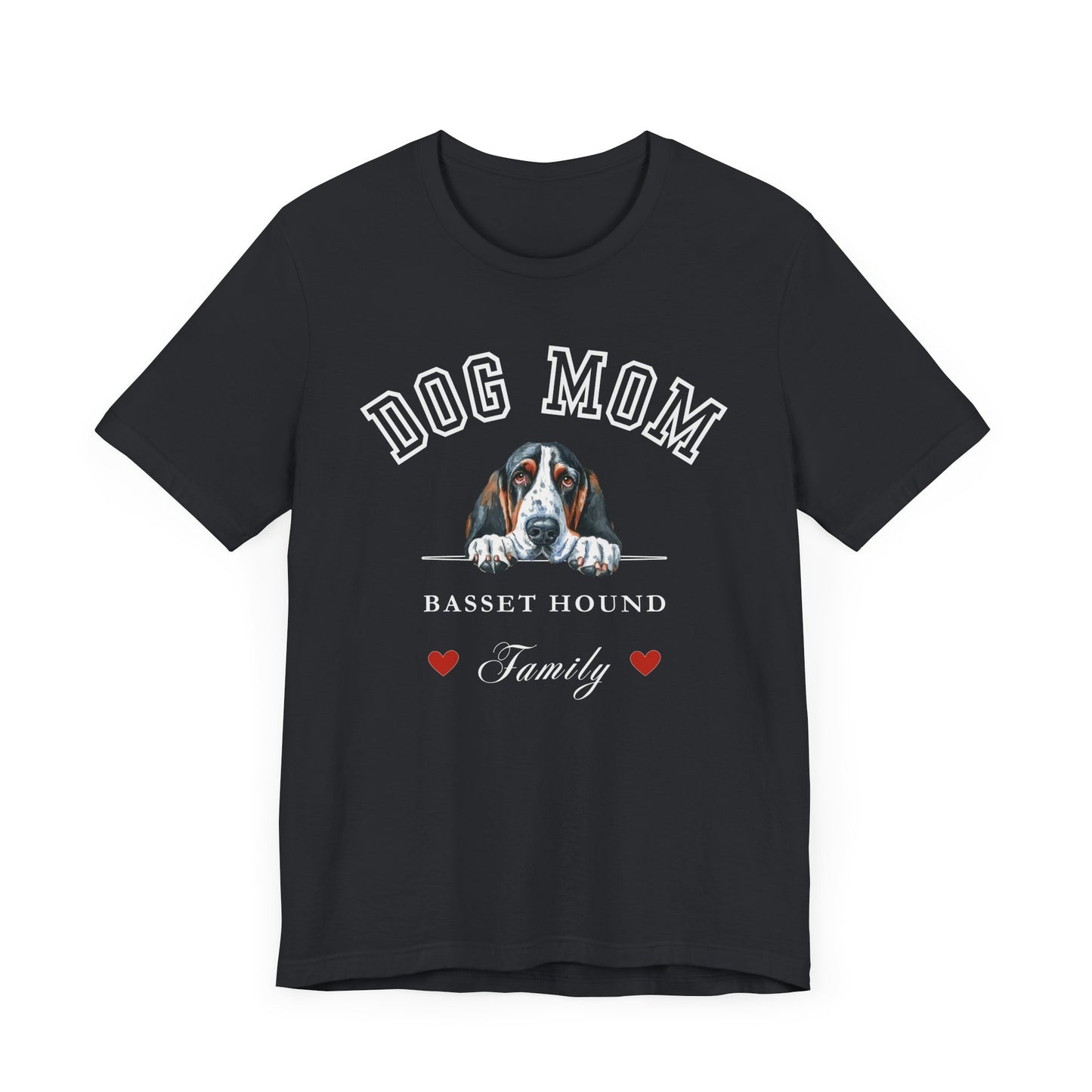 Busset Hound Mom Family T-Shirt - Mother’s Day Gift for Dog Lovers