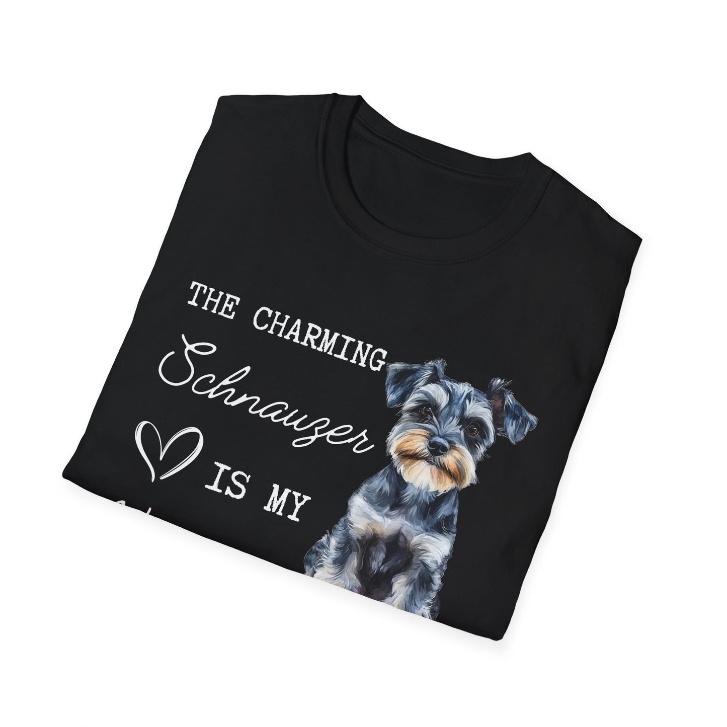 Schnauzer - The Charming Schnauzer is My Valentine - Shirt