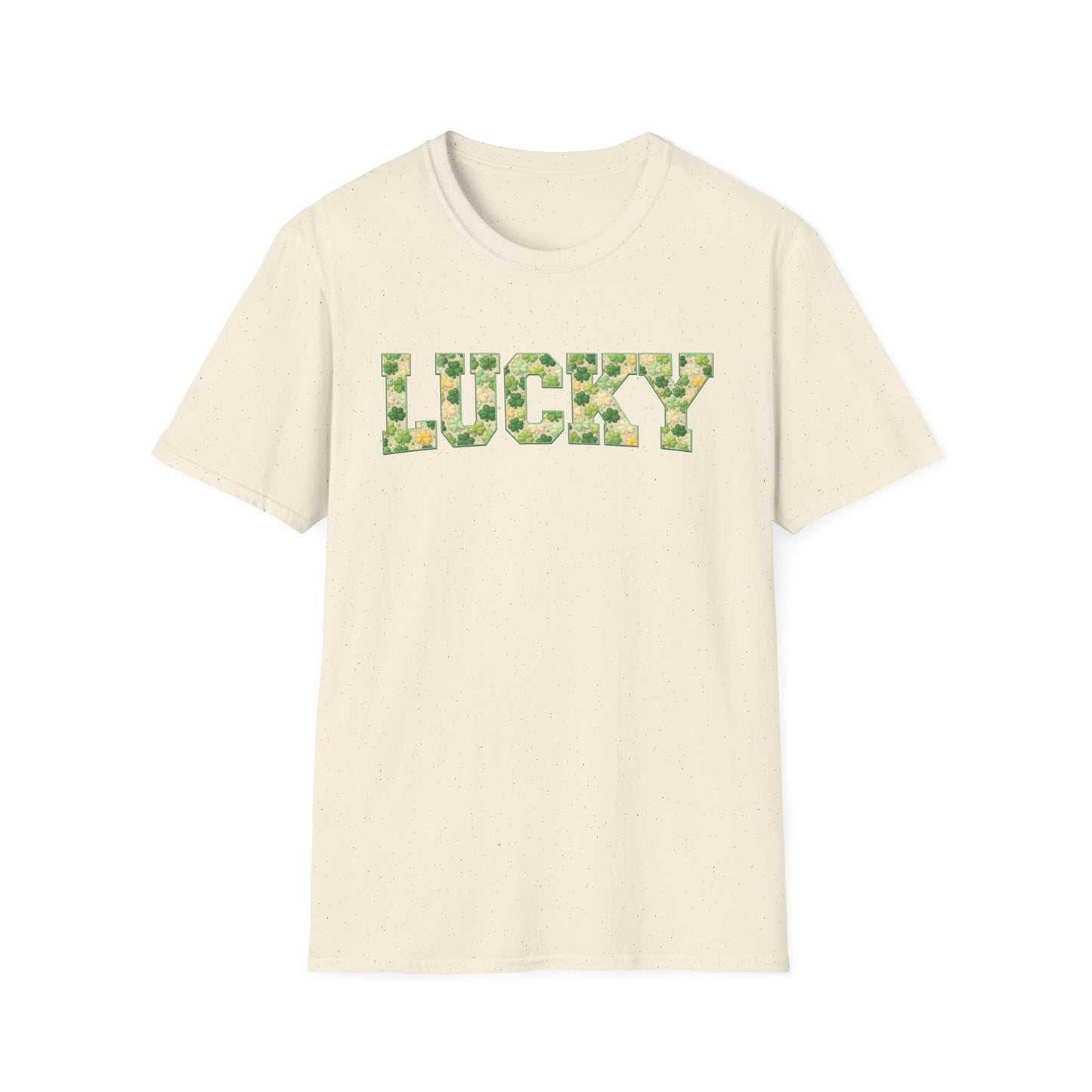 Lucky Shamrock Appliqué-Style T-Shirt – St. Patrick’s Day Unisex Tee