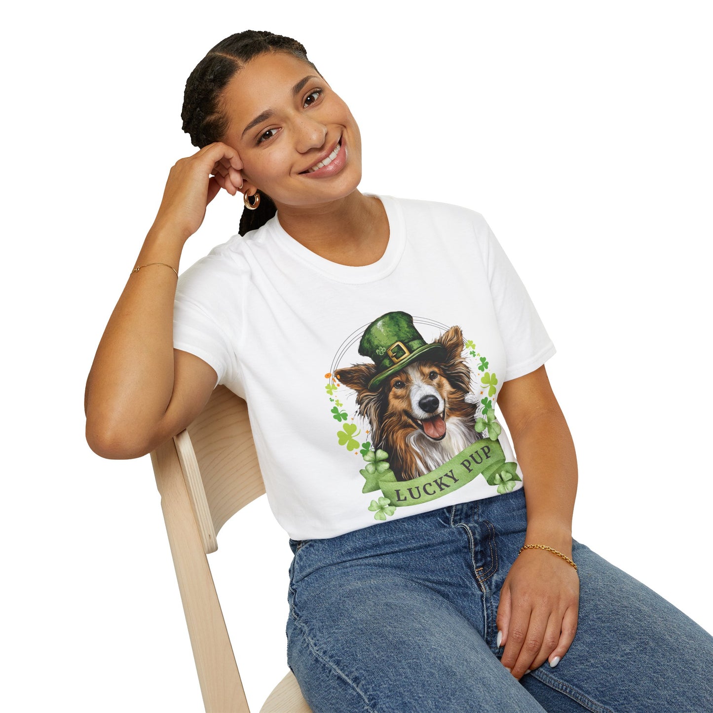 Shetland Sheepdog - Sheltie - St. Patrick’s Day Dog Lover T-Shirt