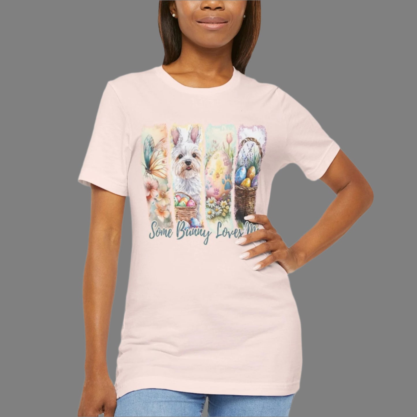 Westie Easter T-Shirt – "Some Bunny Loves Me"