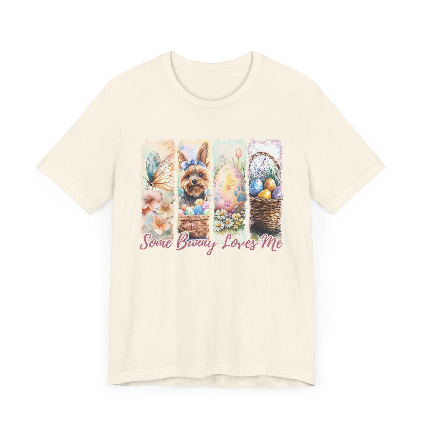 Yorkie Easter T-Shirt – "Some Bunny Loves Me"