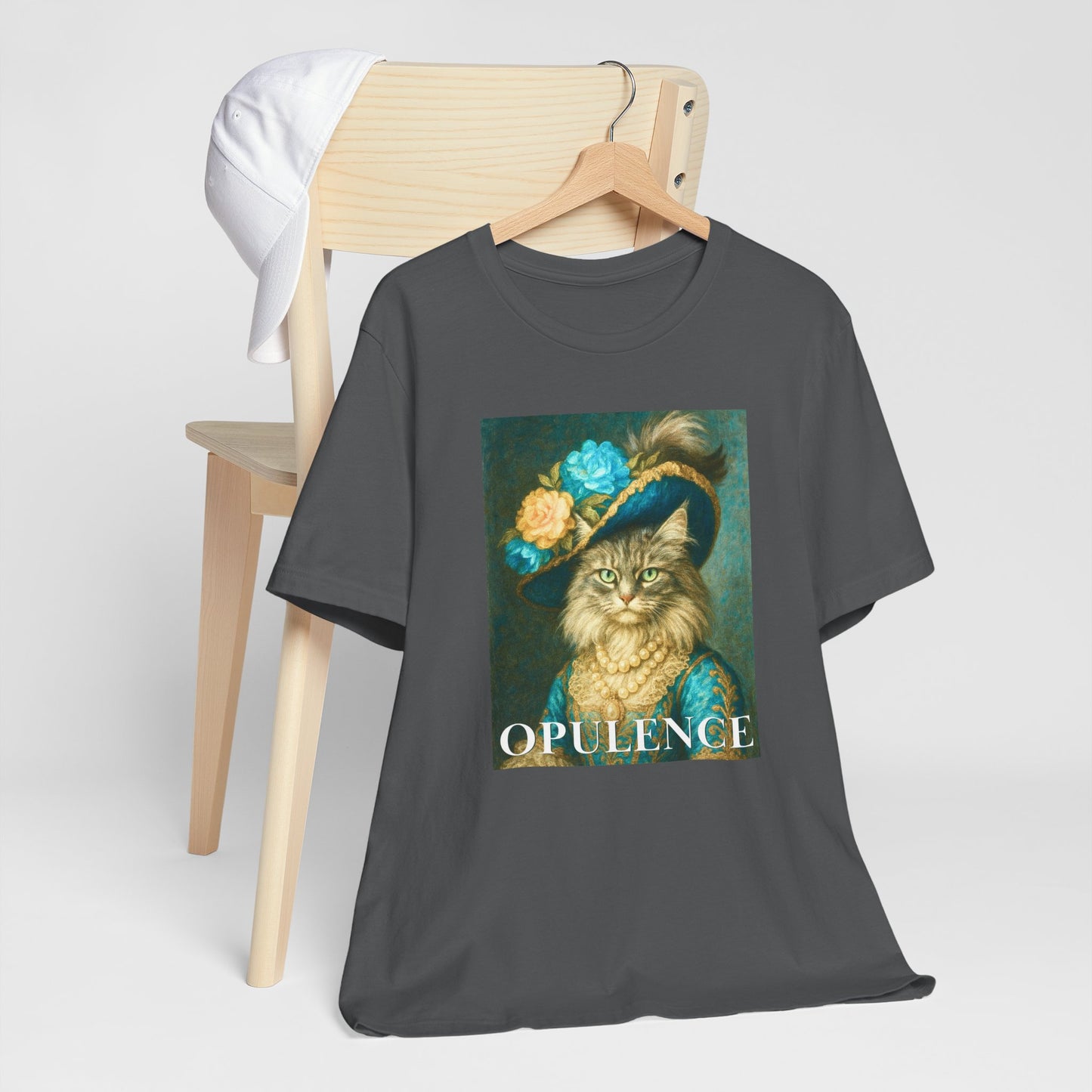 Opulence Cat Tee – The Victorian Blue