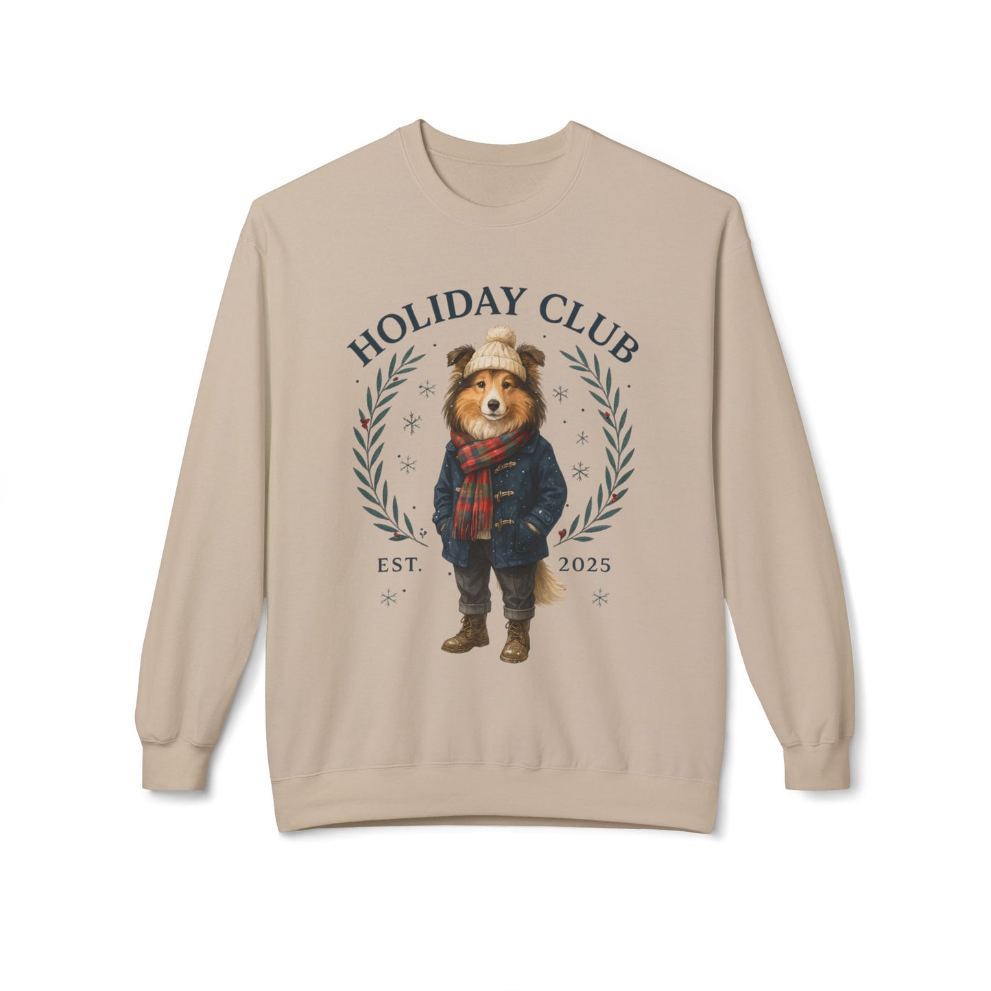 Shetland Sheepdog -Sheltie - Holiday Club Christmas Sweater