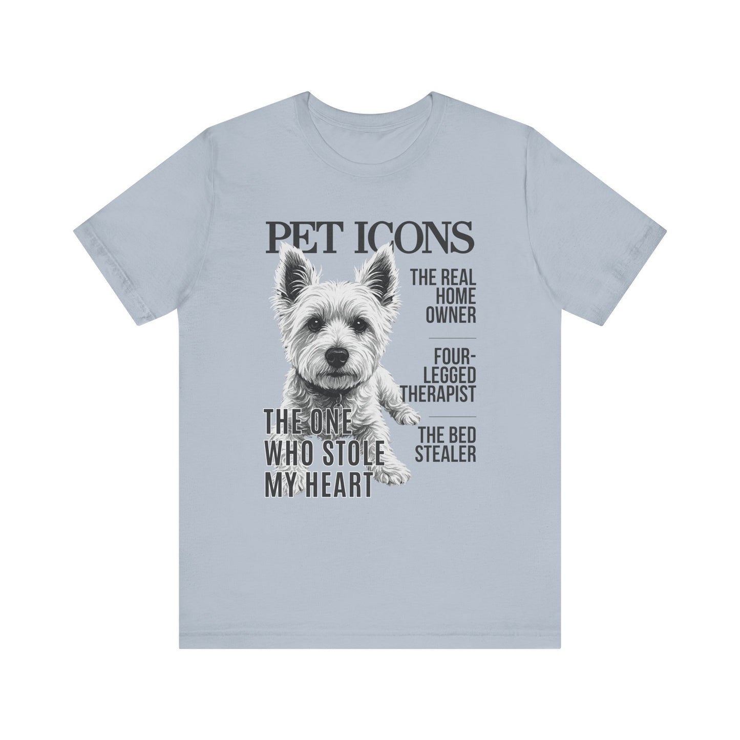 Pet Icons T-shirt - Westie Edition