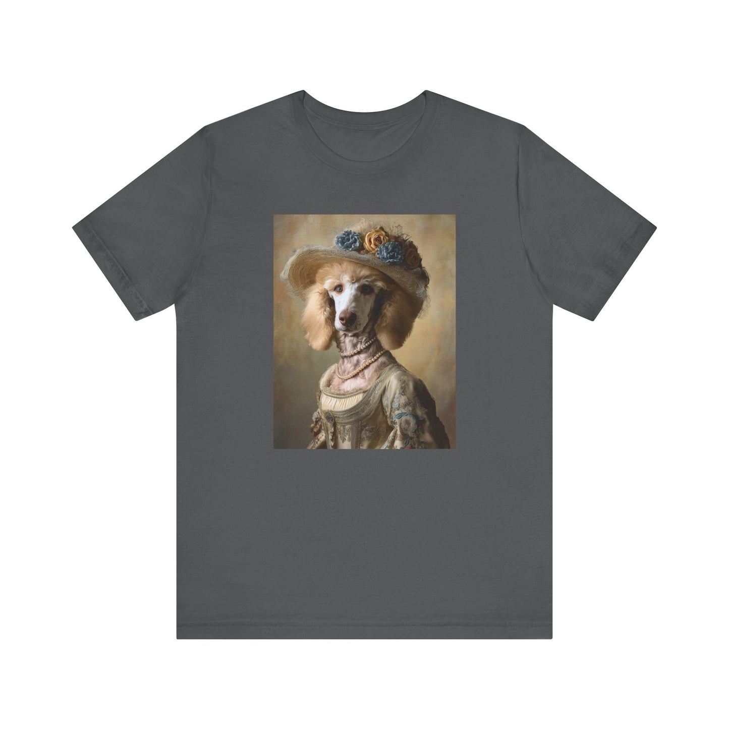 Royal Poodle Portrait Tee – Funny Dog Lover Gift – Customizable Shirt