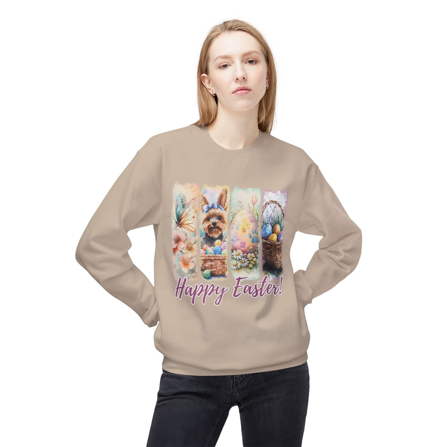 Yorkshire Terrier Easter Sweatshirt