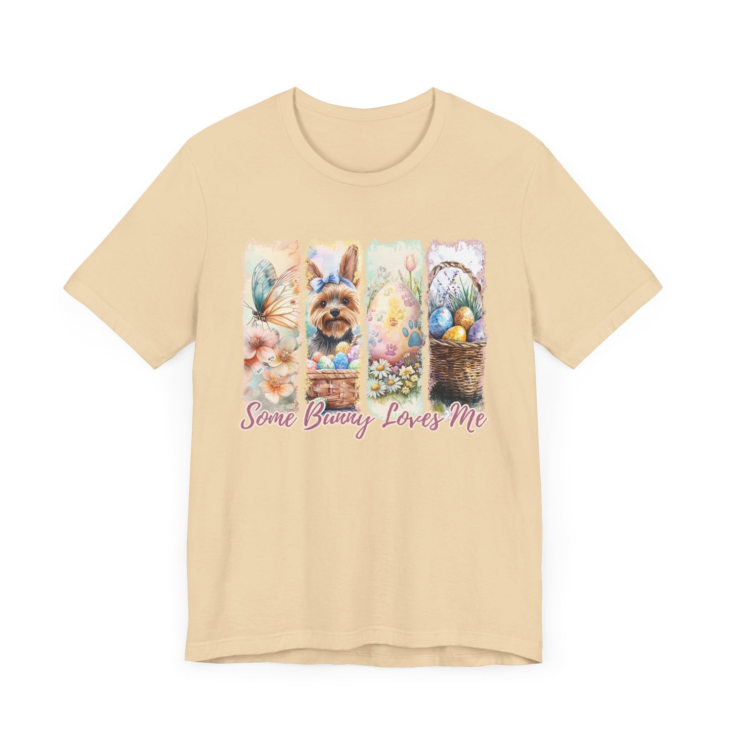 Yorkie Easter T-Shirt – "Some Bunny Loves Me"