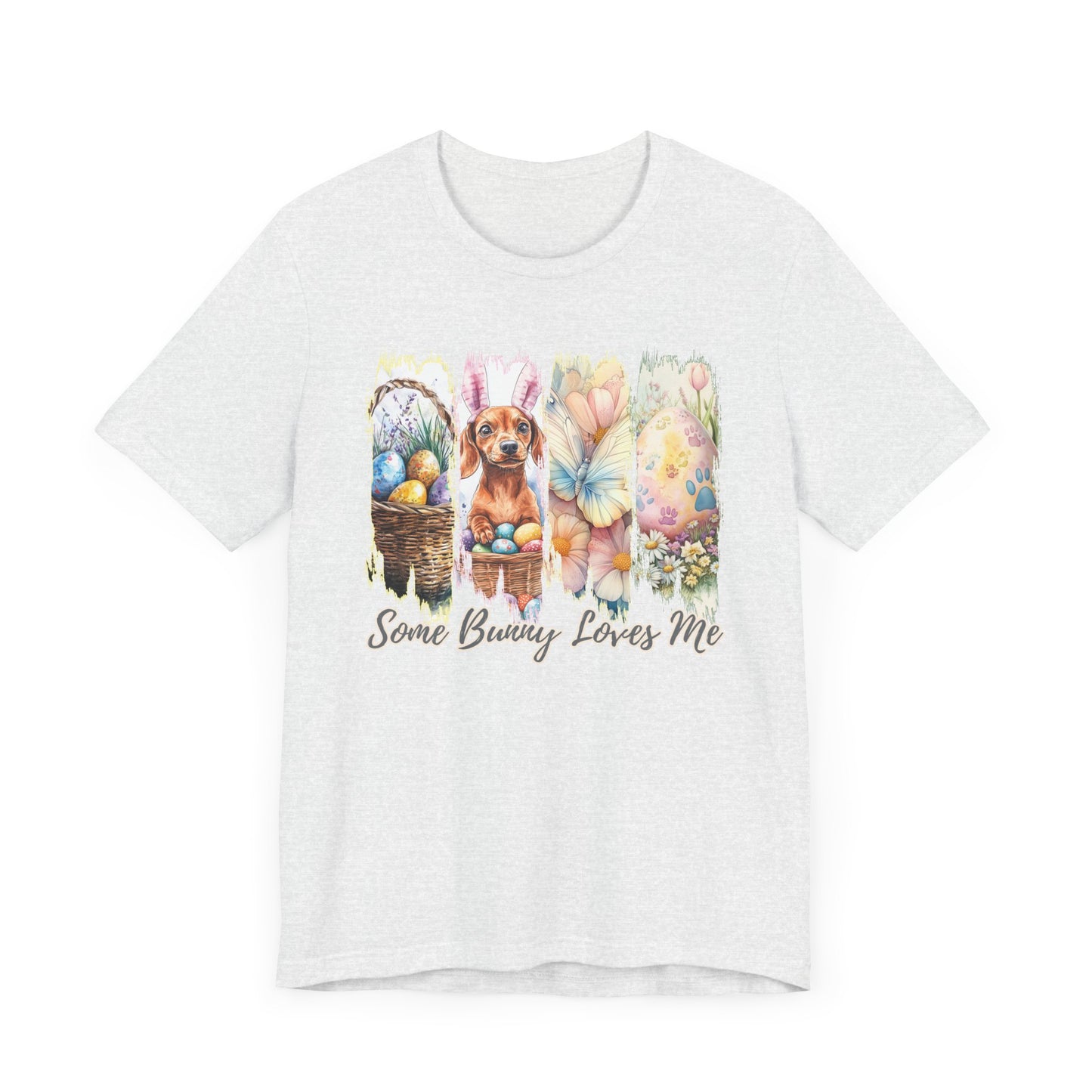 Dachshund Easter T-Shirt – "Some Bunny Loves Me"