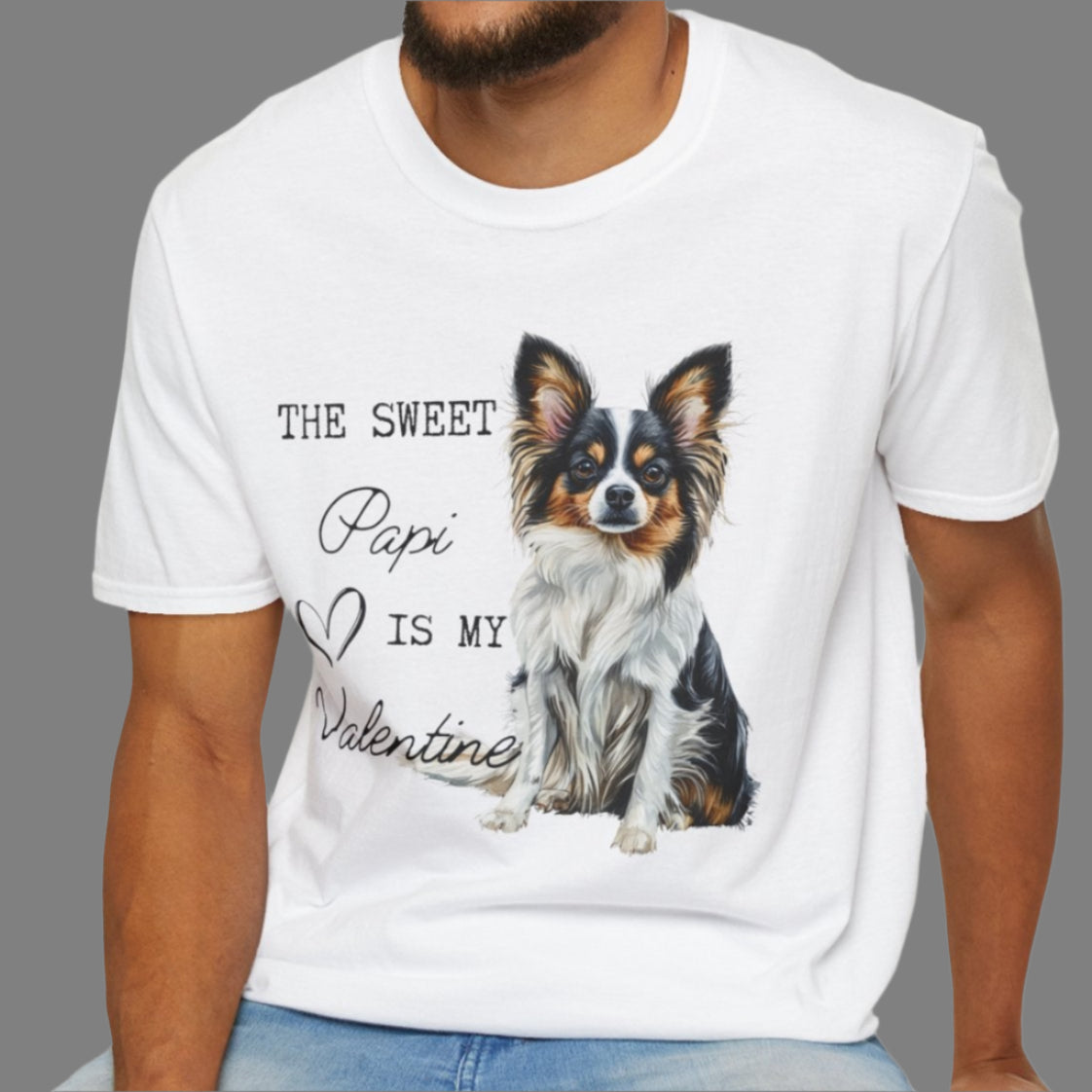 Papillon - The Sweet Papi is My Valentine - Shirt