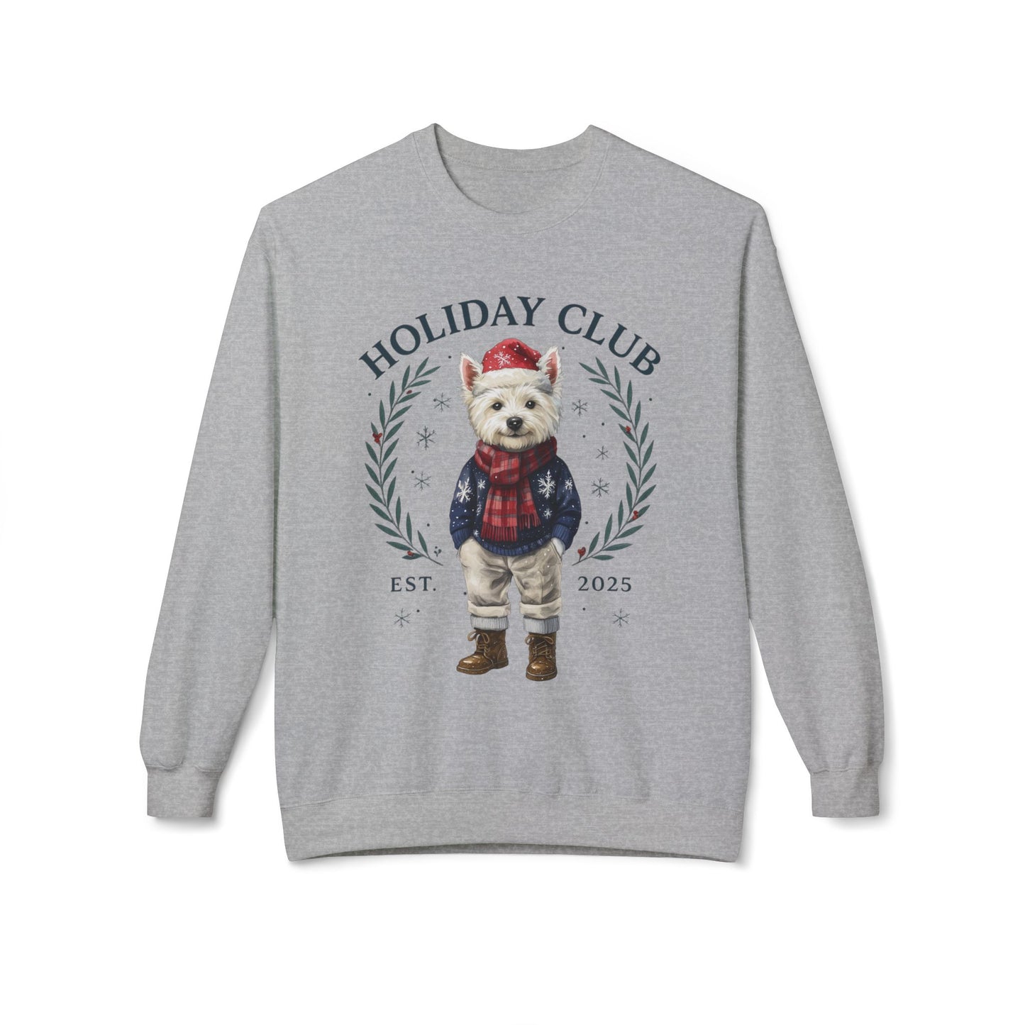 Westie Holiday Club Christmas Sweater