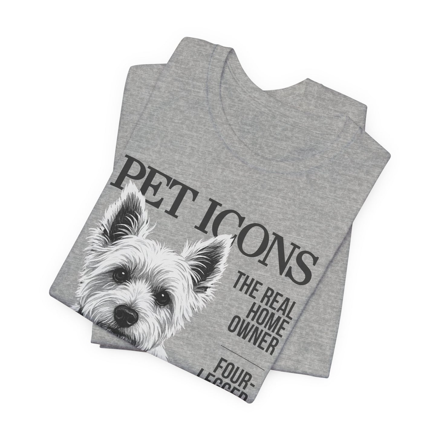 Pet Icons T-shirt - Westie Edition