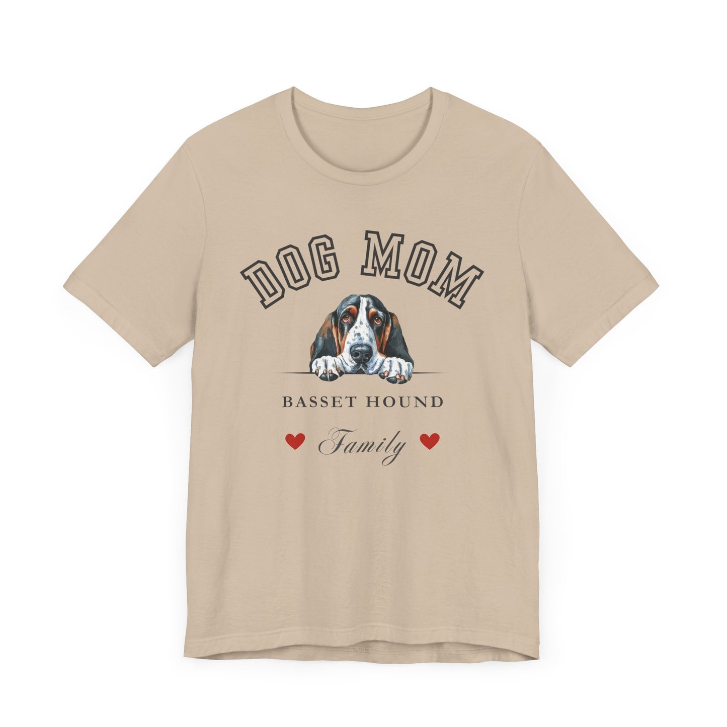 Busset Hound Mom Family T-Shirt - Mother’s Day Gift for Dog Lovers