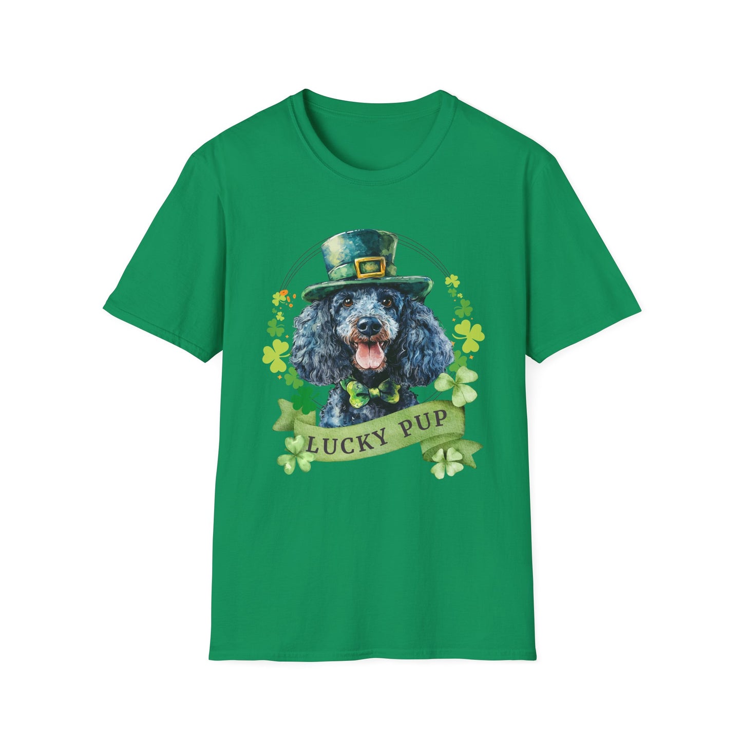Poodle (Black Blue) - St. Patrick’s Day Dog Lover T-Shirt