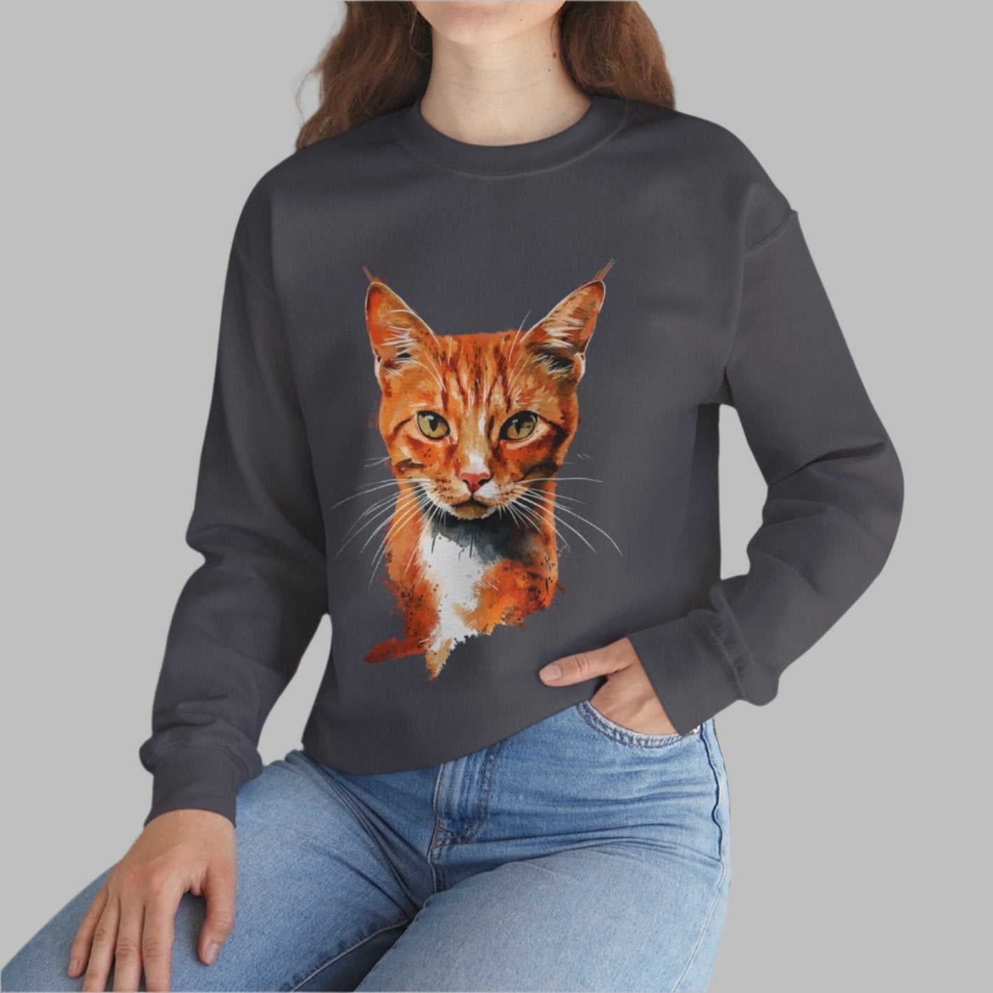 Ginger Cat Sweater – A Cozy Tribute to Our Sunny Companions