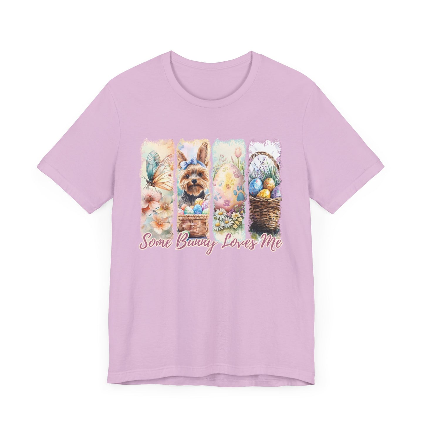 Yorkie Easter T-Shirt – "Some Bunny Loves Me"