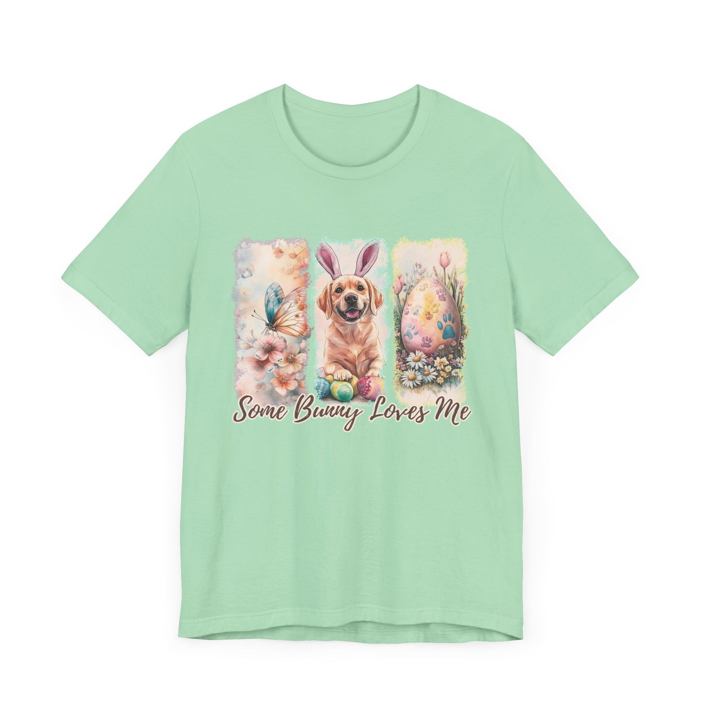 Yellow Labrador Easter T-Shirt – "Some Bunny Loves Me"