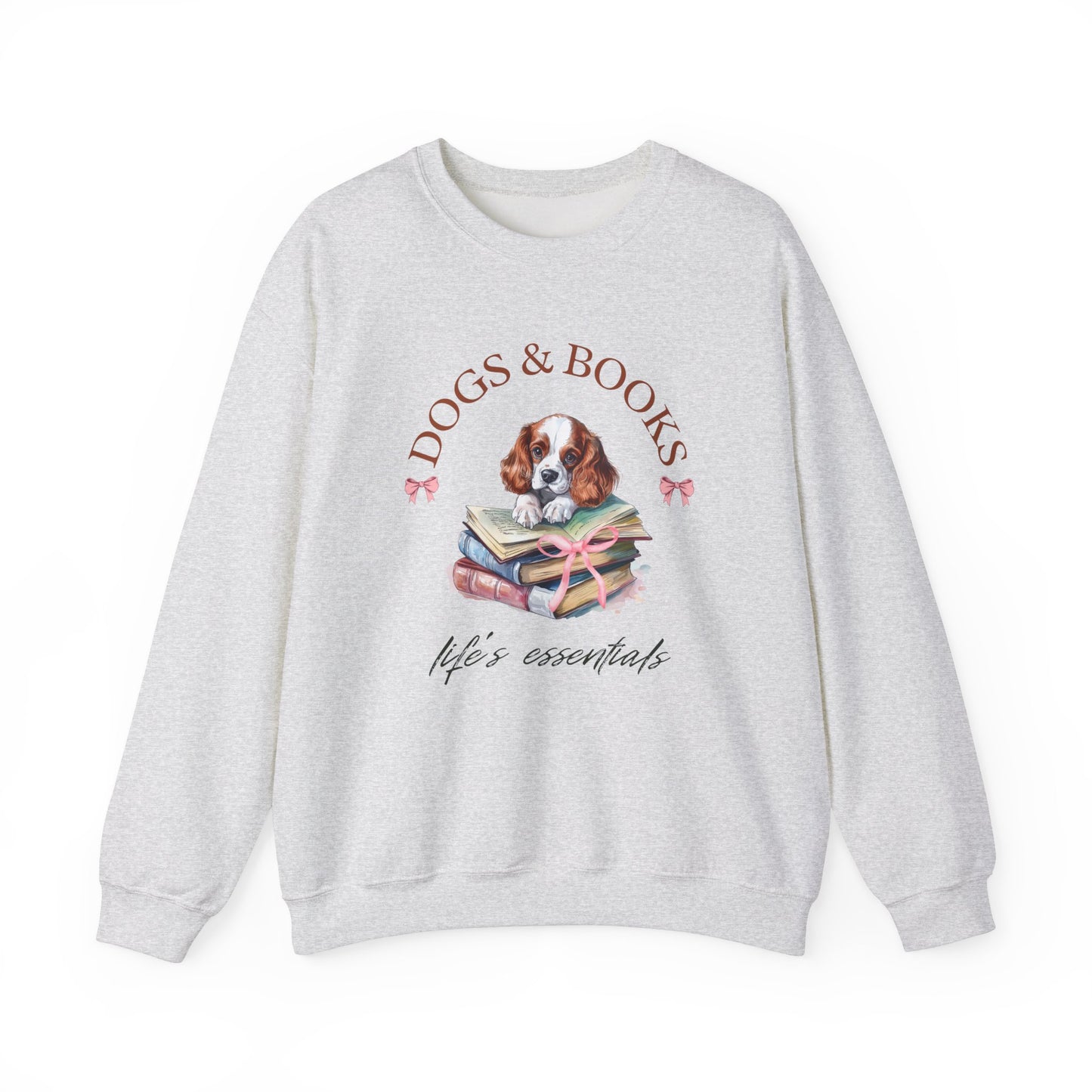 Cavalier King Charles "Dogs & Books" Sweatshirt