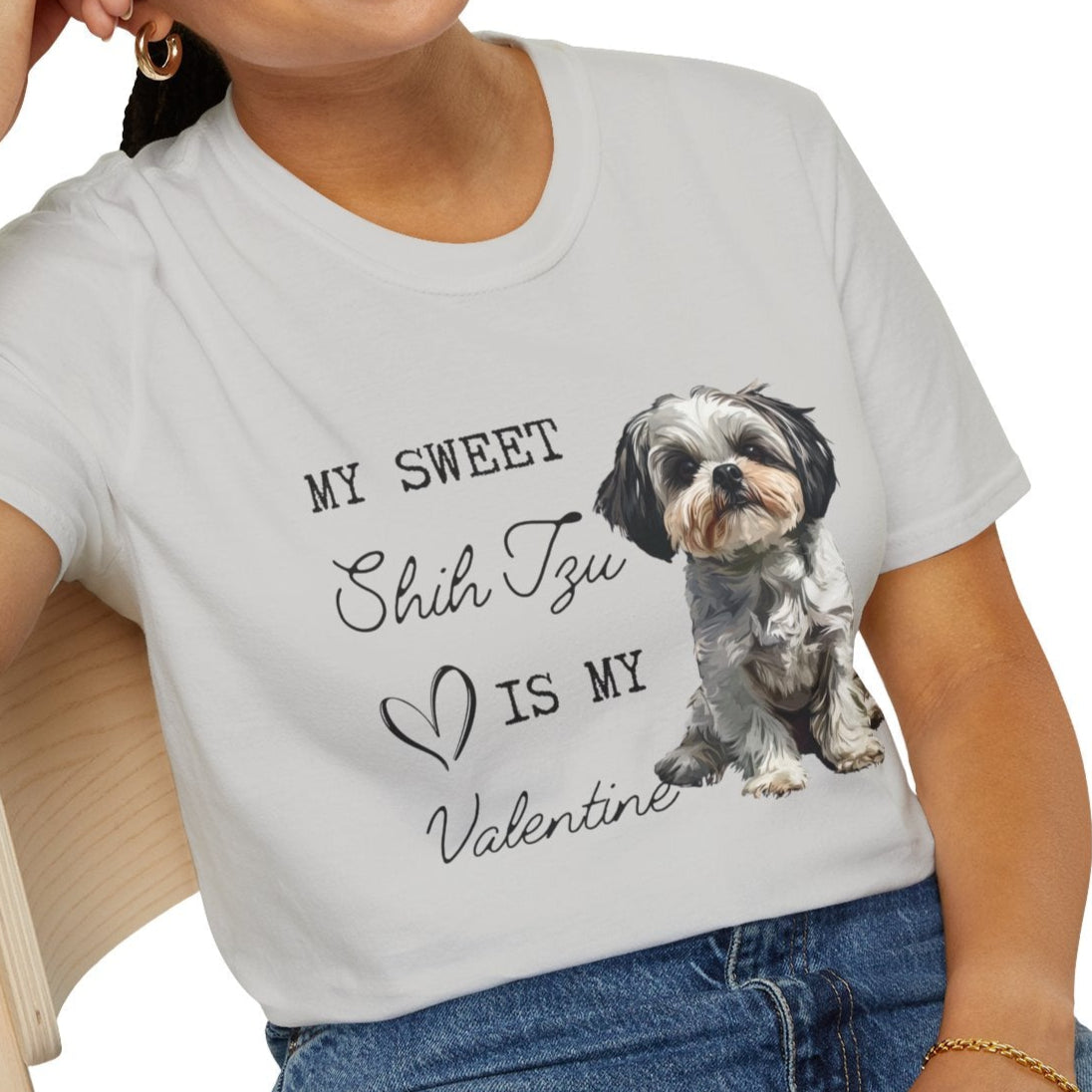 Shih Tzu - My Sweet Shih Tzu is My Valentine - T-shirt