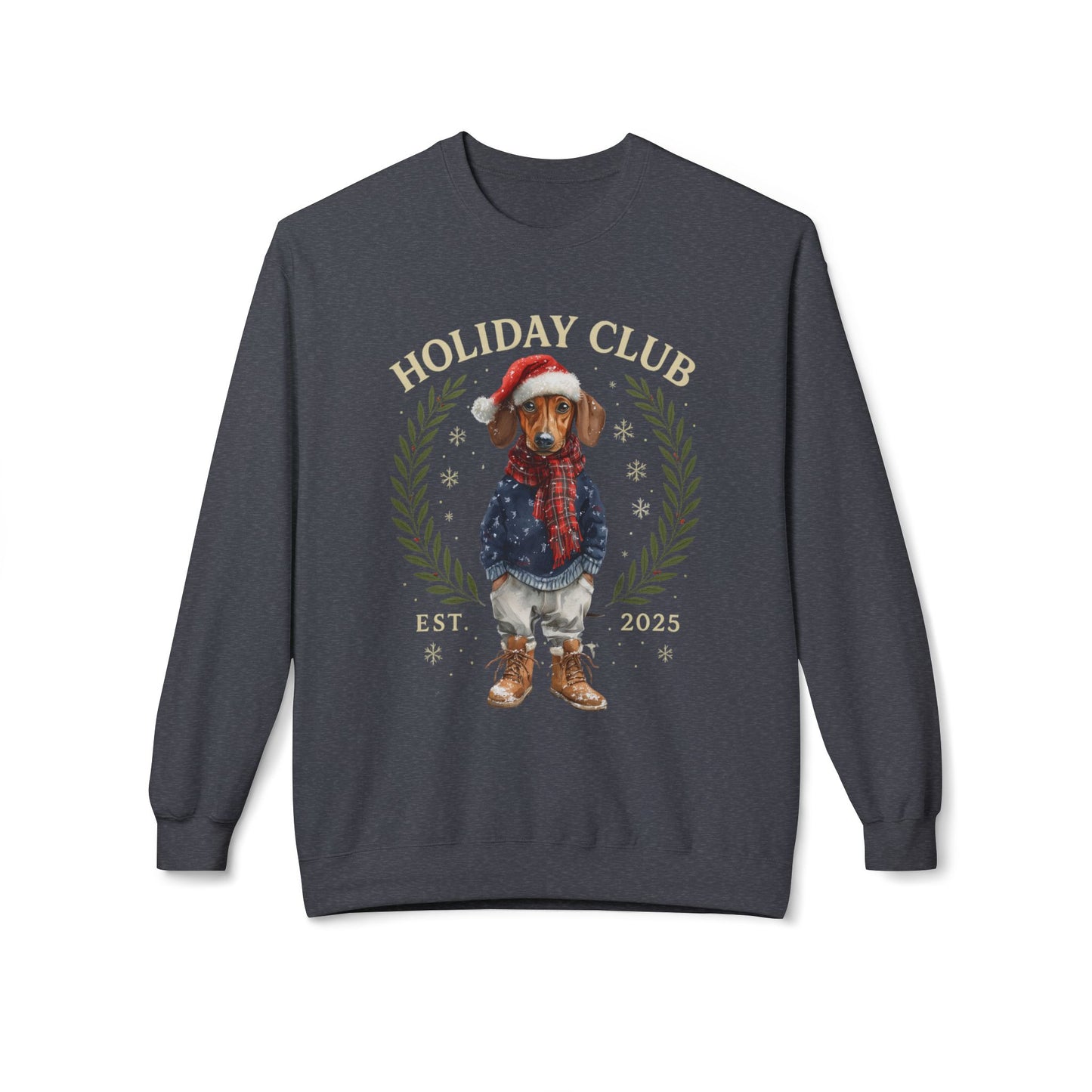 Dachshund Holiday Club Christmas Sweater