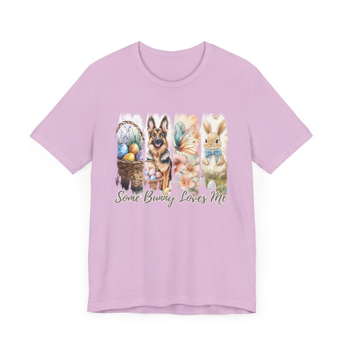 German Shepherd Easter T-Shirt – "Some Bunny Loves Me"