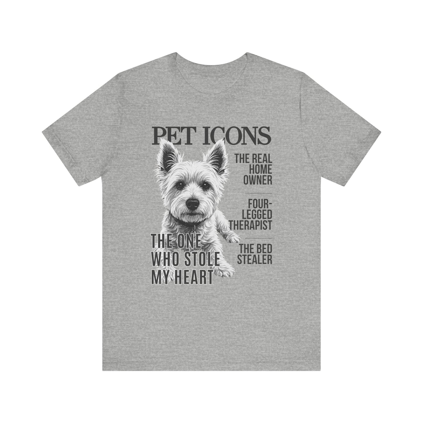 Pet Icons T-shirt - Westie Edition