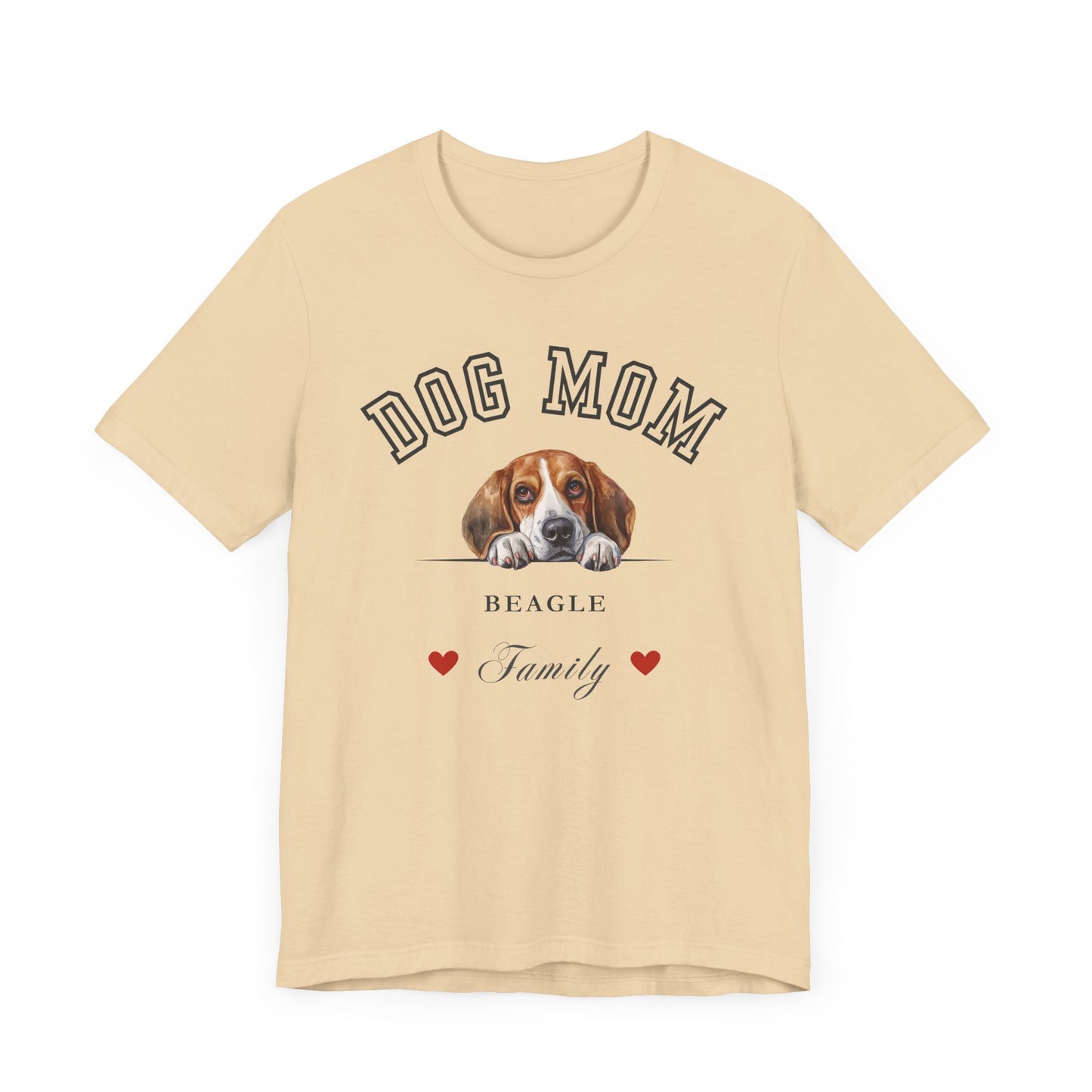 Beagle Dog Mom Family T-Shirt - Mother’s Day Gift for Dog Lovers