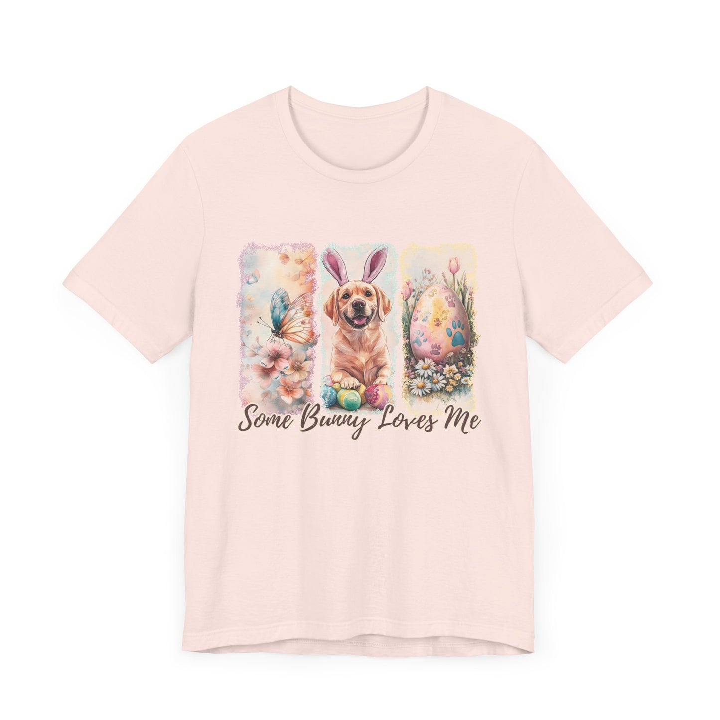 Yellow Labrador Easter T-Shirt – "Some Bunny Loves Me"