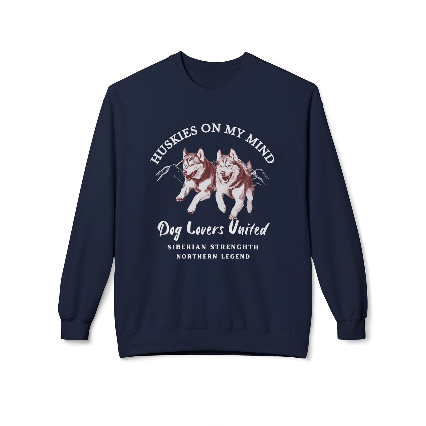 Siberian Husky Sweater for Dog Lovers - Huskies on My Mind
