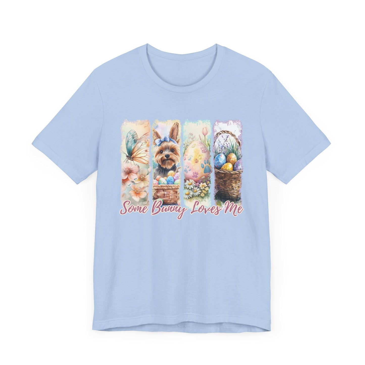 Yorkie Easter T-Shirt – "Some Bunny Loves Me"
