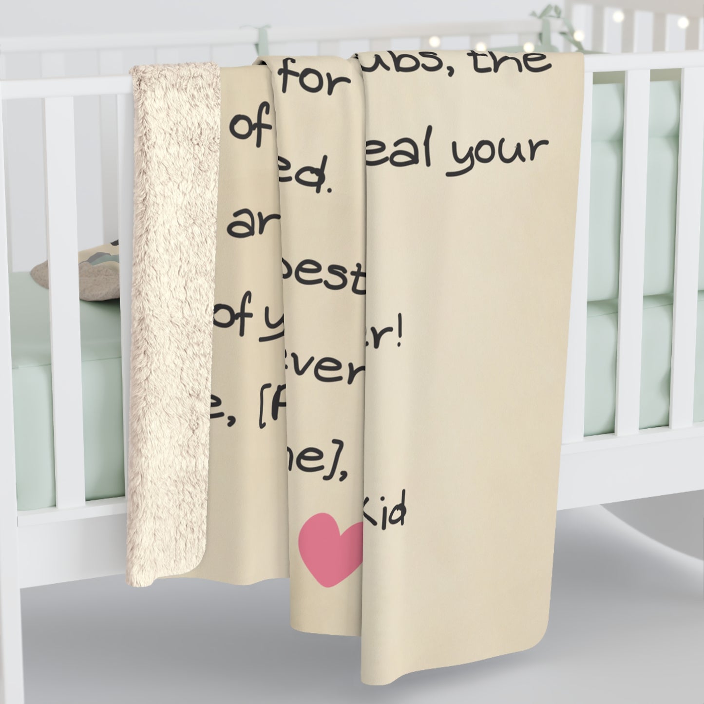 Personalized Dog Mom Blanket – Letter From Your Dog with Photo &Name - Shepra Fleece Blanket