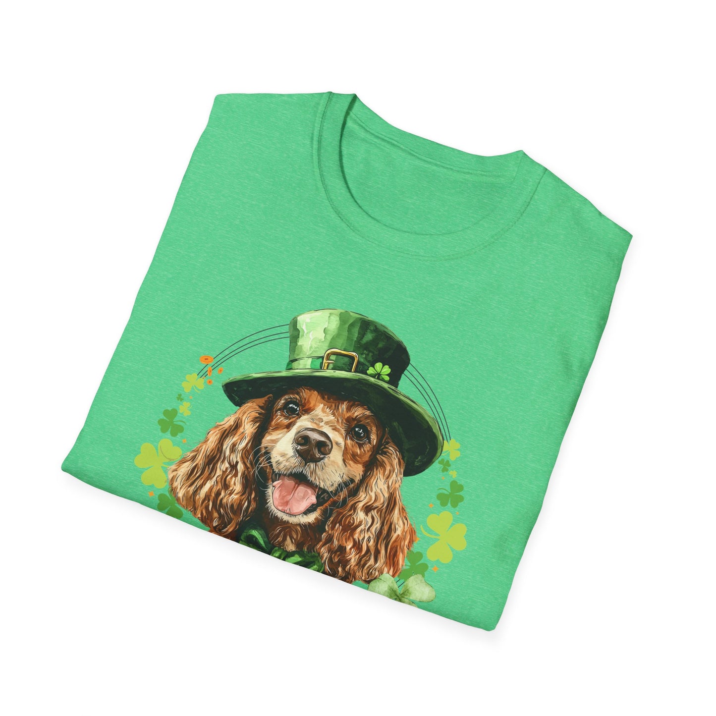 cocker spaniel st. patrick's day t-shirt