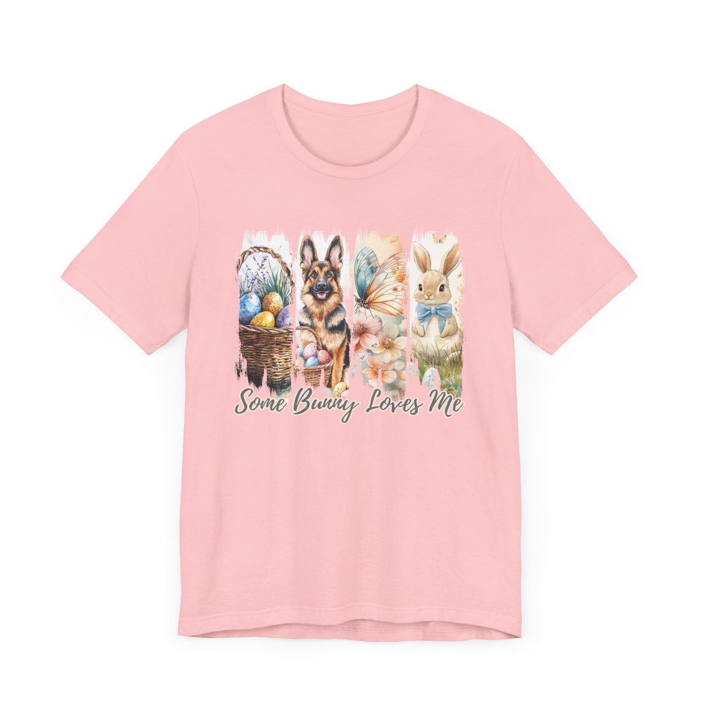 German Shepherd Easter T-Shirt – "Some Bunny Loves Me"