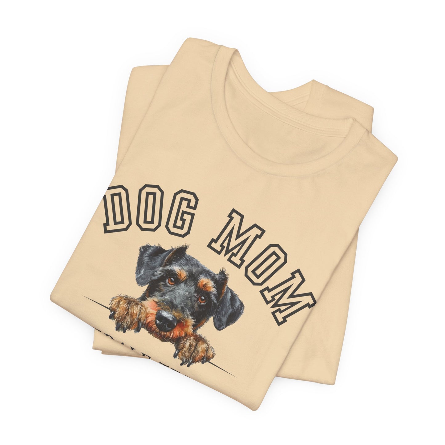 Airedale Terrier Mom Family T-Shirt - Mother’s Day Gift for Dog Lovers