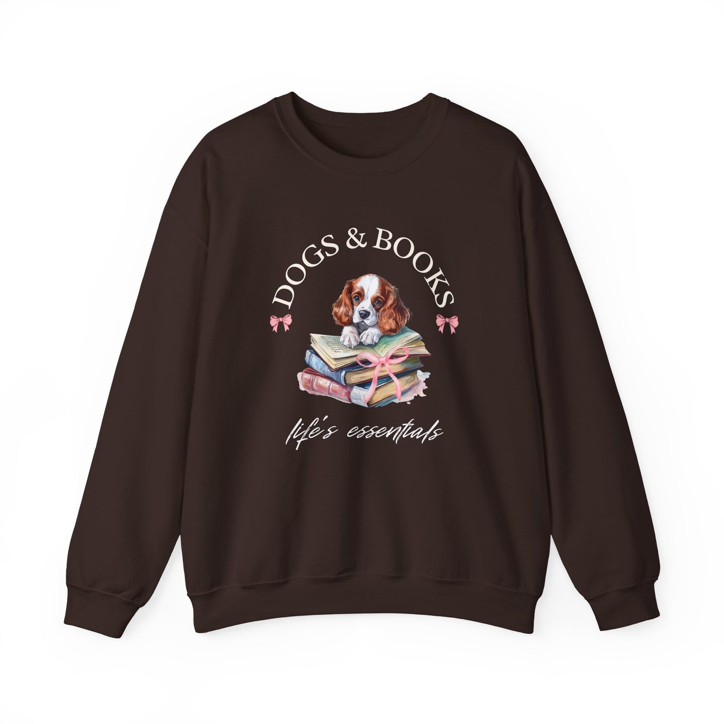 Cavalier King Charles "Dogs & Books" Sweatshirt