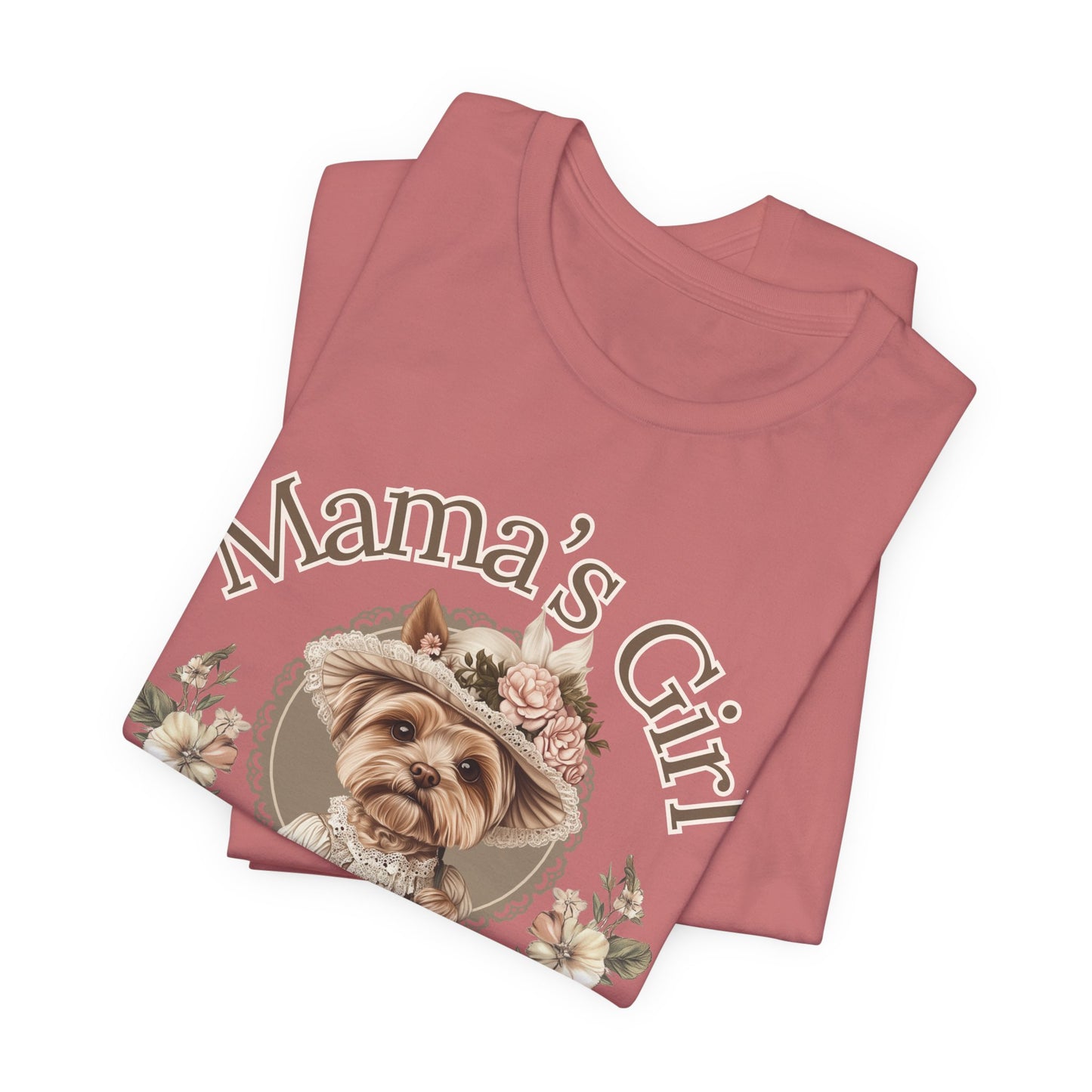 yorkie mama's girl vintage tee