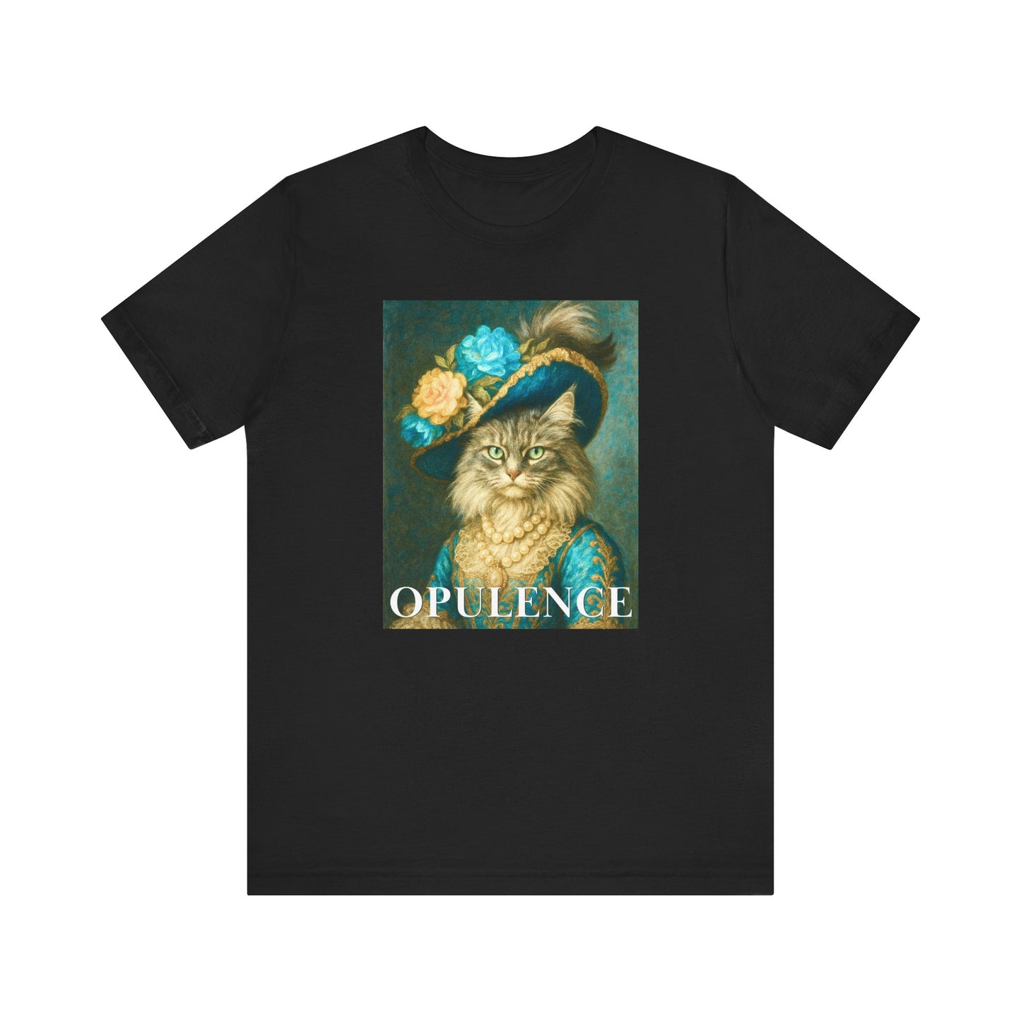 Opulence Cat Tee – The Victorian Blue