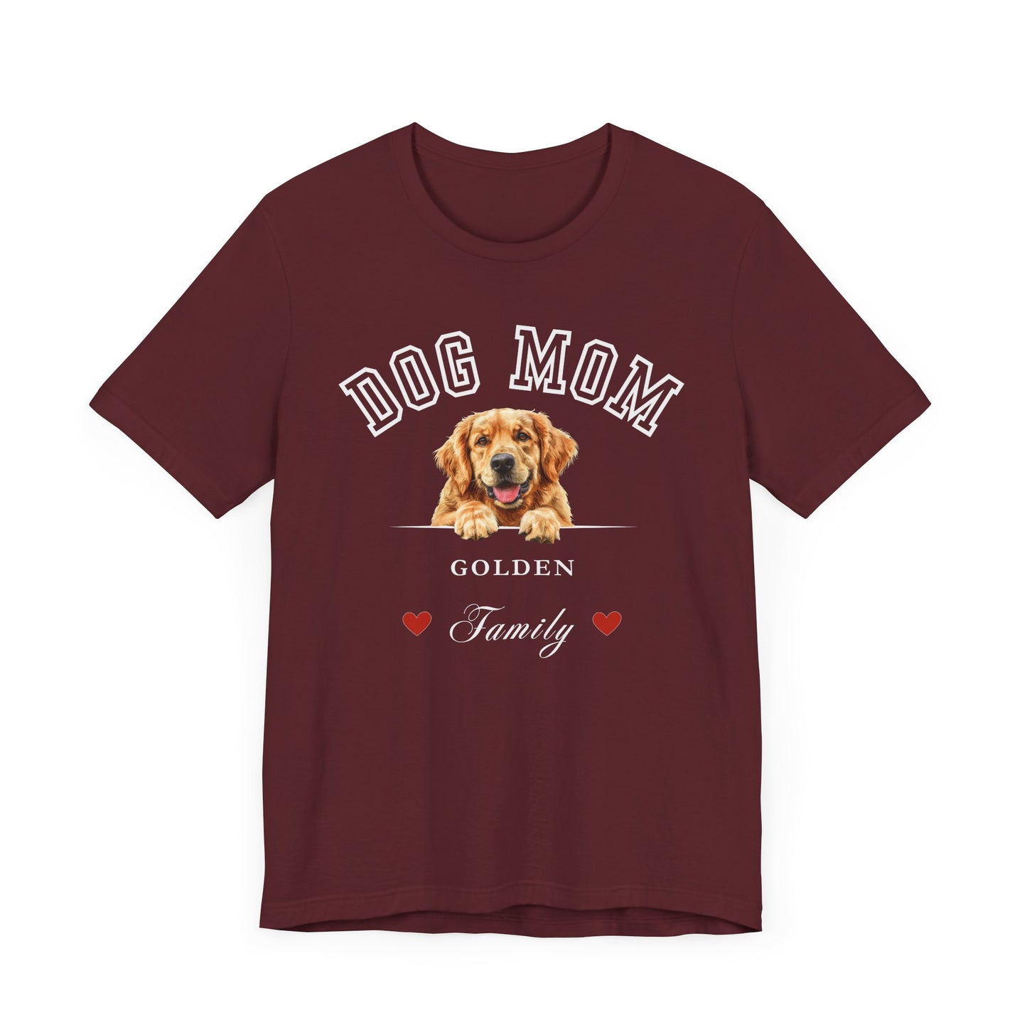 Golden Retriever Mom Family T-Shirt - Mother’s Day Gift for Dog Lovers