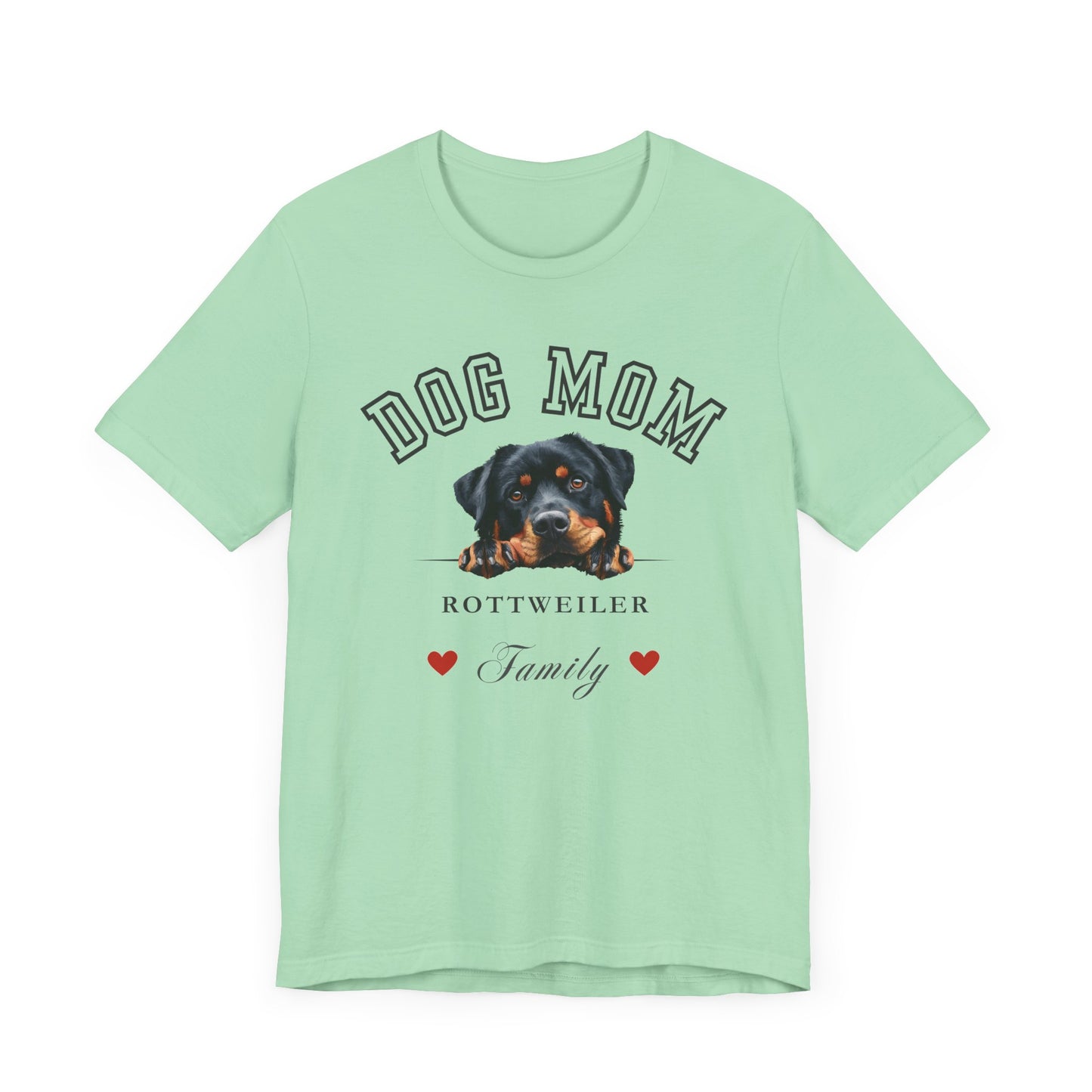 Rottweiler Mom Family T-Shirt - Mother’s Day Gift for Dog Lovers