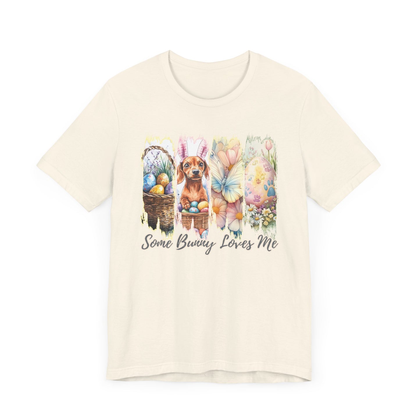 Dachshund Easter T-Shirt – "Some Bunny Loves Me"